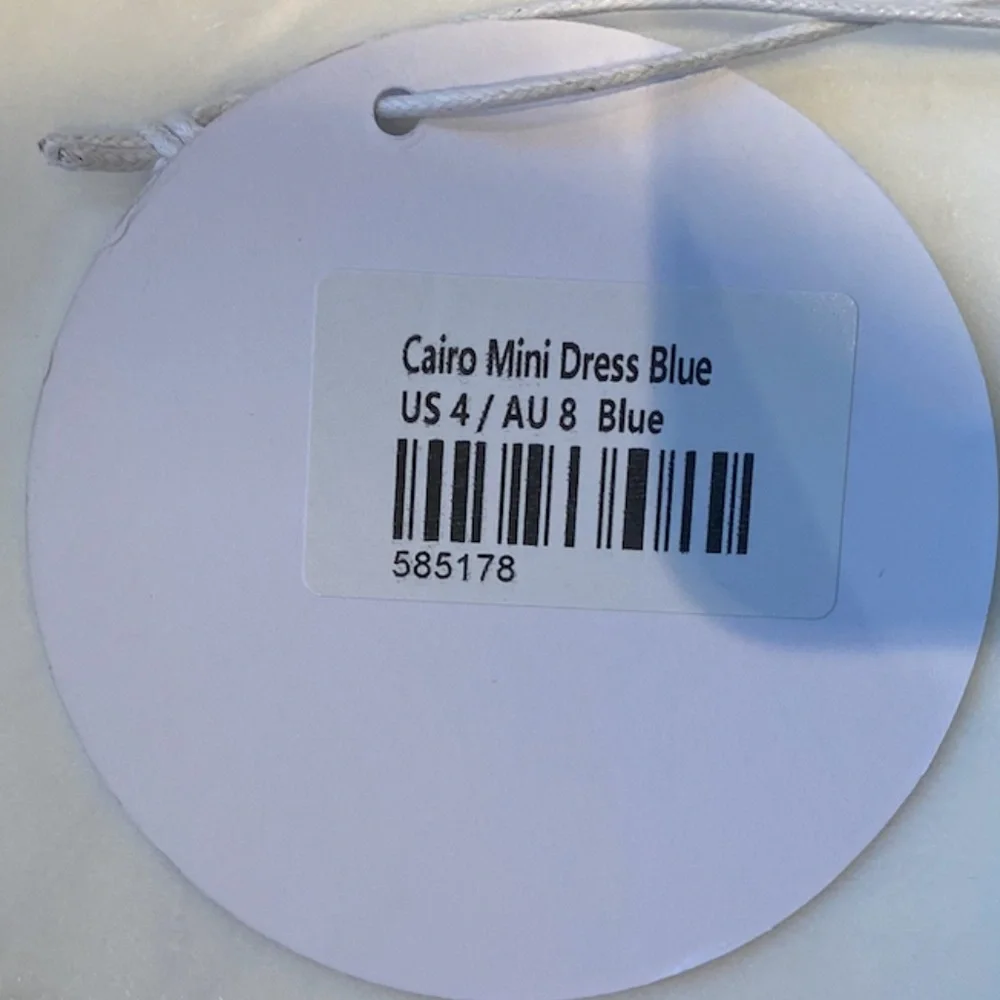 NWT Princess Polly Cairo Mini Dress- Blue - Picture 9 of 9